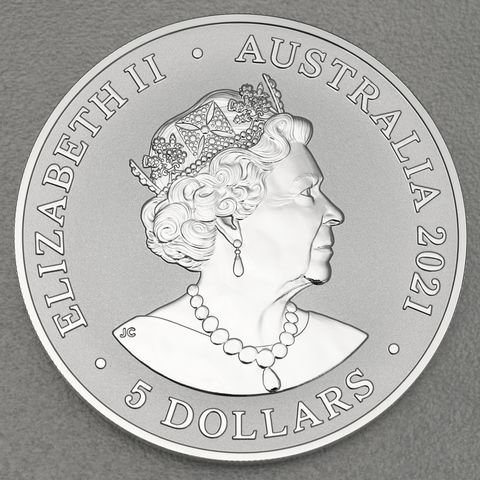 Silbermünze 5oz Australias Most Dangerous Box Redback Spider 2021