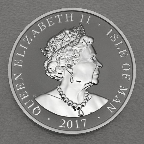 Silbermünze 1oz Isle of Man Noble 2017