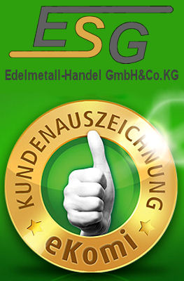 eKomi Kundenbewertungen ESG Edelmetall-Service GmbH & Co. KG